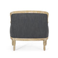 Club Chair Charcoal Fabric