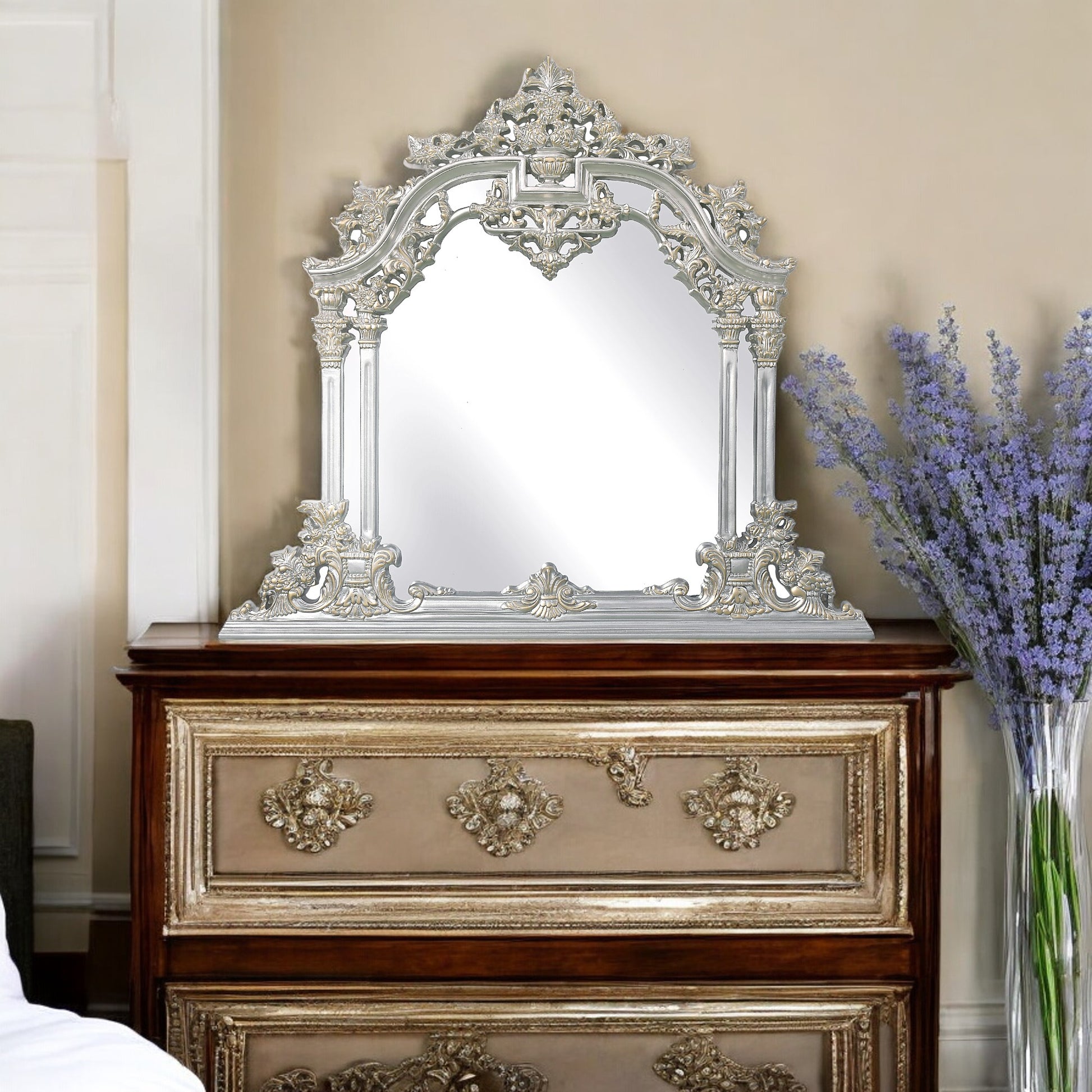 Sandoval Mirror Champagne Finish Bd01489 Champagne Pu