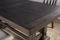 Napa Dining Table Brown Dark Brown Wood