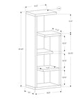 Bookshelf, Bookcase, Etagere, 4 Tier, 48
