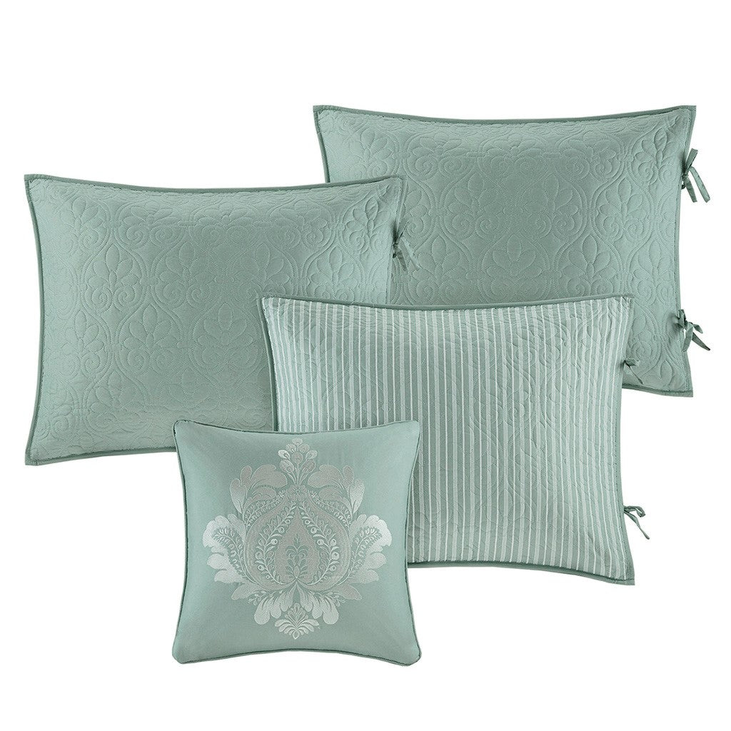 6 Piece Reversible Daybed Cover Set Seafoam Daybed Seafoam Cotton