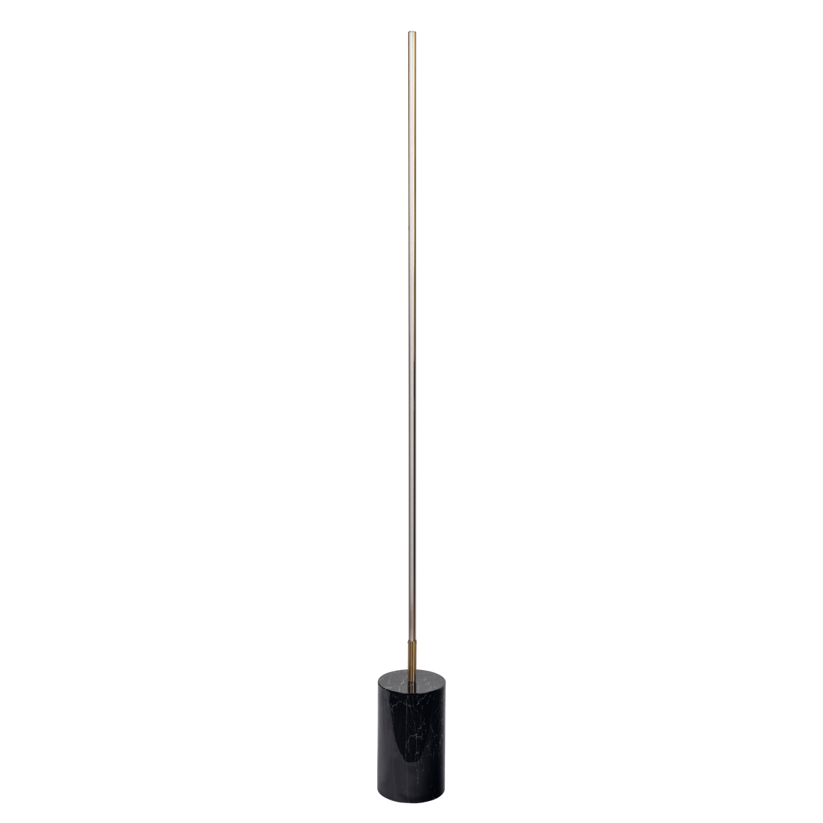 Prism Brassed Gold Led Floor Lamp With On Off Switch Faux Marble Base Black,Gold,Marble Table&Floor Lamps Faux Marble,Metal