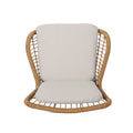 Pabrico Chair Light Brown Iron Plastic