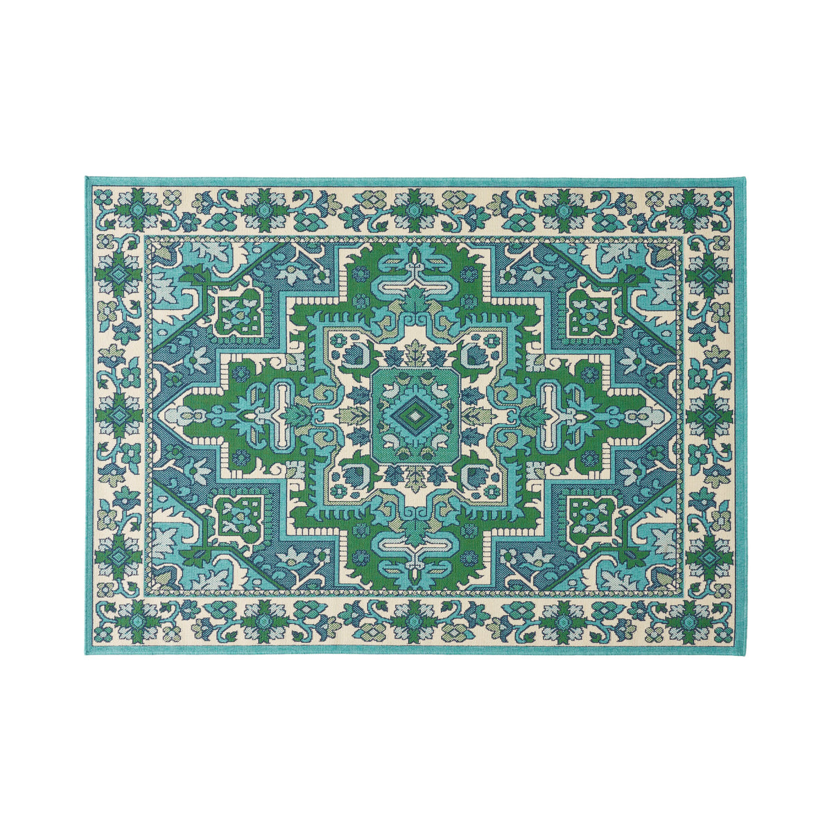 Meridian 2808G 5'3" X 7' Ivory Polypropylene