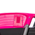12V Kids Ride On Electric Toy,2Wd,16'' Exaggerated Wheel,Dual Handle Control For 360 Degree Flexible Steering And Rotation,Solid Metal Frame,Provide A Speed Of 4.66 Mph For Kids Aged 6 . Pink 50 99 Lbs Polypropylene