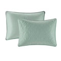 Reversible Quilt Set Seafoam Twin Twin Xl Seafoam Cotton