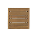 C Shape End Table Brown Brown Acacia Wood