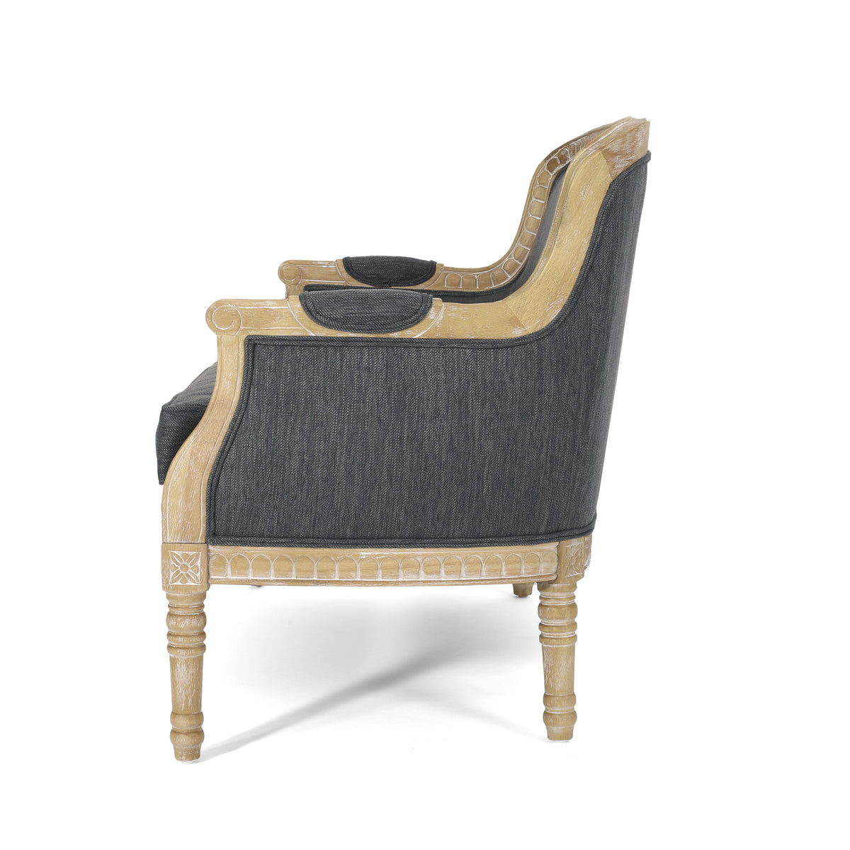 Seat Charcoal Fabric 2 Seat