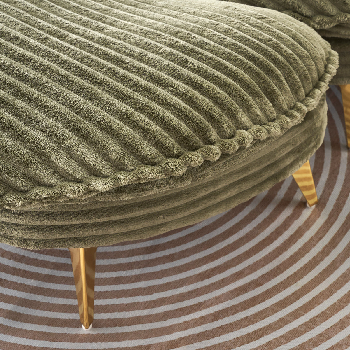 65.00 Inches Long, Corduroy Sofa Fabric, With Three Matching Pillows And Two Spacious And Comfortable Seats, For Apartment Office Living Room Green Green Corduroy 2 Seat