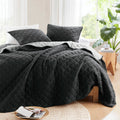7 Piece Stripe Comforter And Quilt Set King Cal King Multicolor Polyester