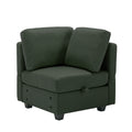 Fabric Modern Modular Sofa Couch With Storage Seats Modular Sectional Sofa 4 Seater Modular Couch For Living Room Green Green Polyester 4 Seat