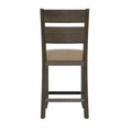 Velvety Brown 6 Piece Gathering Dining Set Brown Engineered Wood