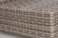 Fully Assembled Outdoor Ottoman With Cushion Yes Sectional Grey Rust Resistant Frame Stain Resistant Cushions Garden & Outdoor Modern Sofa Seating Groups Foam Wicker