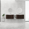 82 Inch Soft Close Doors Bathroom Vanity With Sink, A Small Storage Shelves, 36
