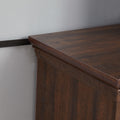 2 Doors Cabinet Farmhouse Cabinet, Farmhouse Tv Stand Barn Design,Modern Farmhouse Tv Media Stand, Large Barn Inspired Home Entertainment Console,Espresso, 60.23