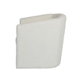 Teddy Velvet Swivel Chair, White, No Installation Required White Teddy