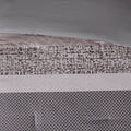 7 Piece Jacquard Comforter Set Grey Taupe King King Grey Taupe Polyester