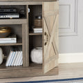 American Retro Tv Stand Farmhouse Classic Media Tv Stand Antique Entertainment For Tv Up To 50