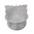 7 Tier Rotating Shoe Rack Tower, Spinning Shoe Display, 360 Shoe Rack Storage Round Carousel, Vertical Handbag Rotate Shoes Closet Organization, Christmas Gift White White Pvc