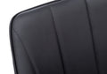Dining Chair, Set Of 2, Side, Upholstered, Kitchen, Dining Room, Black Leather Look, Chrome Metal, Contemporary, Modern Black Foam Faux Leather