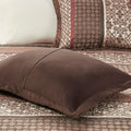 5 Piece Jacquard Quilt Set With Throw Pillows Red Full Queen Full Red Cotton