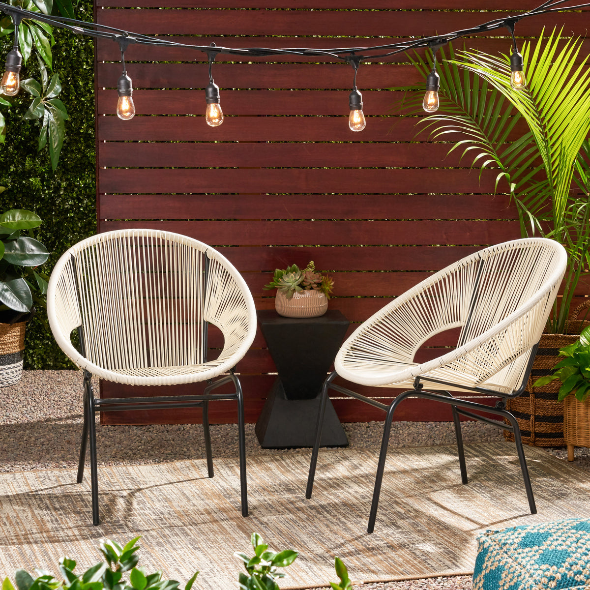 Nusa Chair White Rattan