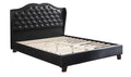 Full Bed In Black Full Black Bed Frame Faux Leather Faux Leather