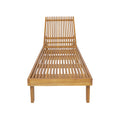 Nadine Chaise Lounge Teak Acacia Wood