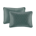 3 Piece Reversible Bedspread Set Balsam Green King Green Polyester