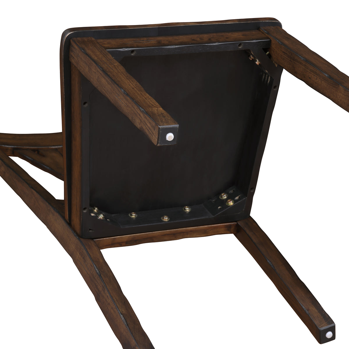Auburn Side Chair Set Of 2 Dark Brown Dark Brown Wood