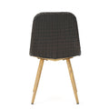 Gila Dining Chair With Heat Tranfer Legs,Set Of 2 Brown Multi Rattan