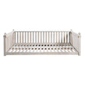 Patio Minimalist Twin Size Garden Swing Bed Wood Porch Swing With Ropes For Backyard, Safe Sloped Design, White White Weather Resistant Frame Garden & Outdoor Minimalist 2 Person Seating Group