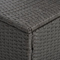 Patio Furniture, Outdoor Furniture, Seasonal Pe Wicker Furniture,7 Pcs Set Wicker Furniture With Lounger Sofa Yes Dark Gray Seats 6 Pe Rattan Iron Waterproof Fabric