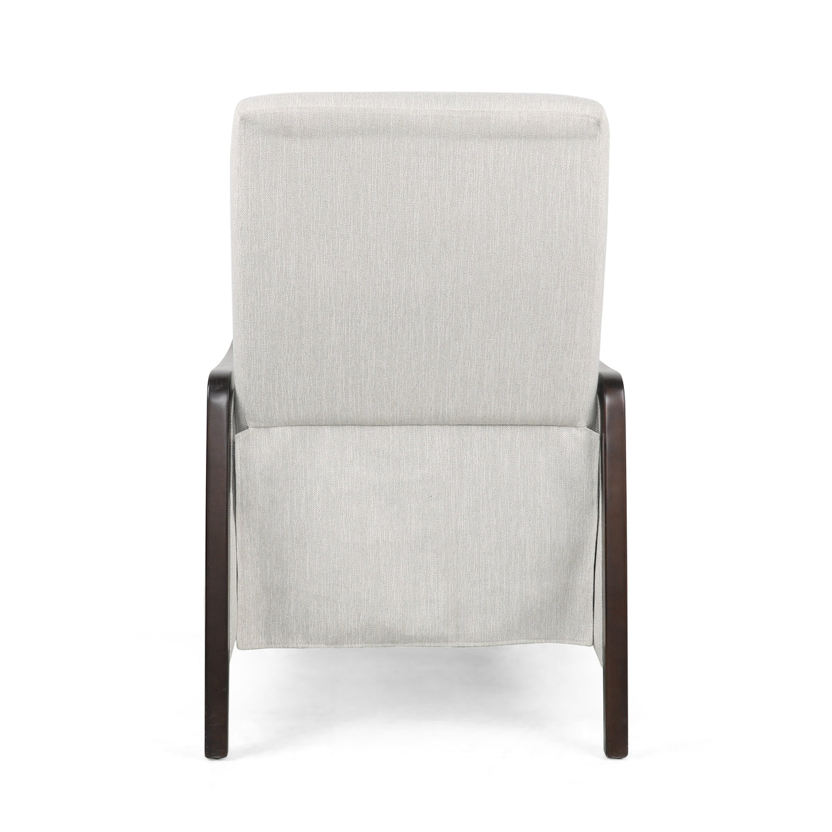 Recliner Chair Beige Fabric