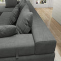 Modern Upholstered Sectional Sofa Couch Set,Modular 108