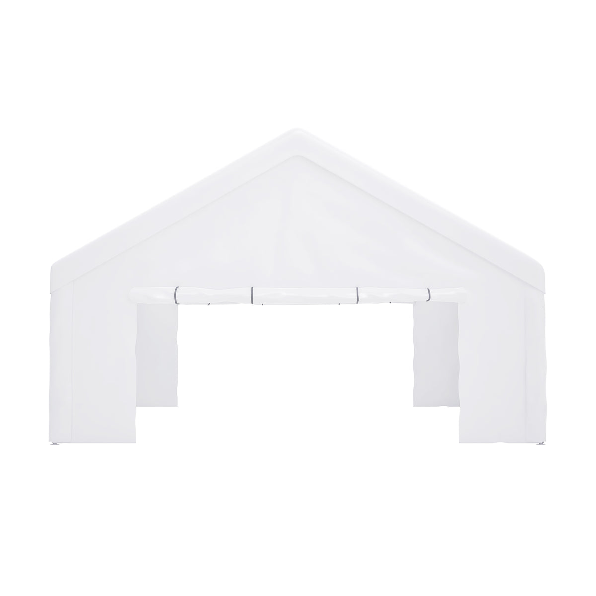20X20Ft Party Tent Heavy Duty, Large Wedding Event Shelters With 2 Storage Bags & Removable Sidewalls, Outdoor Canopy Gazebo Commercial Tents For Parties Carport Camping Garden Patio White Metal