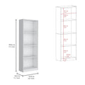Dupree 4 Piece Home Bookcase Set, 91