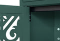 2 Door 2 Drawer Cabinet, American Furniture, Suitable For Bedroom, Living Room, Study Dark Green Mdf