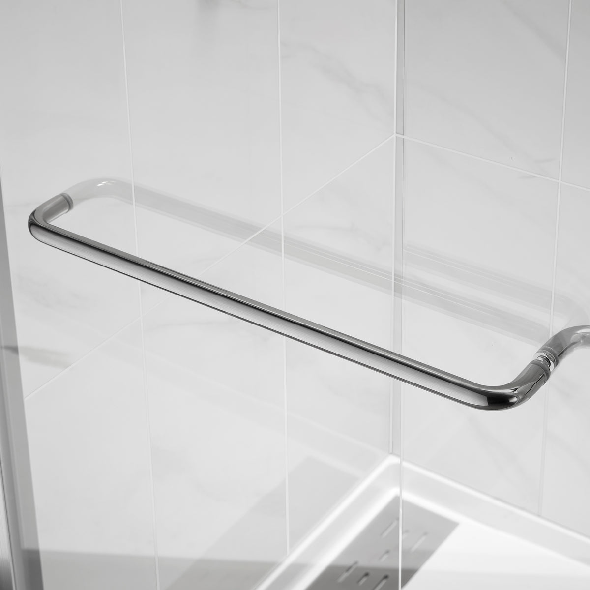 Framed Sliding Shower Door 56" 60"W X 75"H, Bypass Double Sliding Glass Door With 1 4" 6Mm Clear Glass, Brushed Nickel Finish Brushed Nickel Bathroom American Design Glass Metal