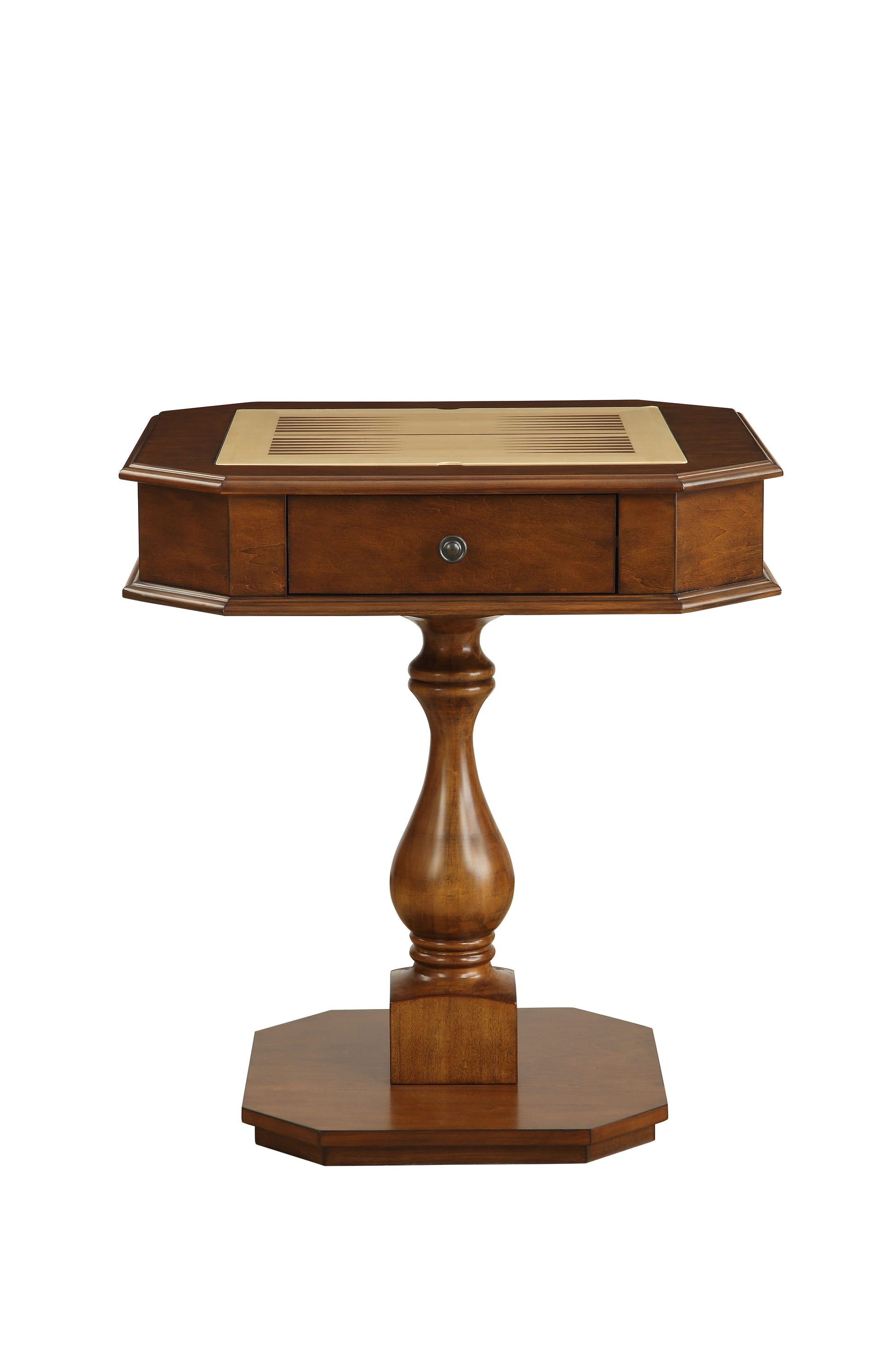 Bishop Cherry Finish Reversible Chess Checker Game Table W Game Tray Chess Fingures Not Included Cherry Synthetic Wood