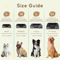 35'' Orthopedic Dog Bed For Large Dog, Memory Foam Dog Bed, Egg Crate Foam Dog Couch Bed With Washable Removable Cover, Grey Grey Faux Fur