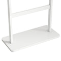 Coat Racks Solid Wood Hanger 23.6* 11*64.1In Solid Environmental Protection Easy To Assemble Beautiful Can Be Placed In The Bedroom Entrance Living Room White White White American Design,Art