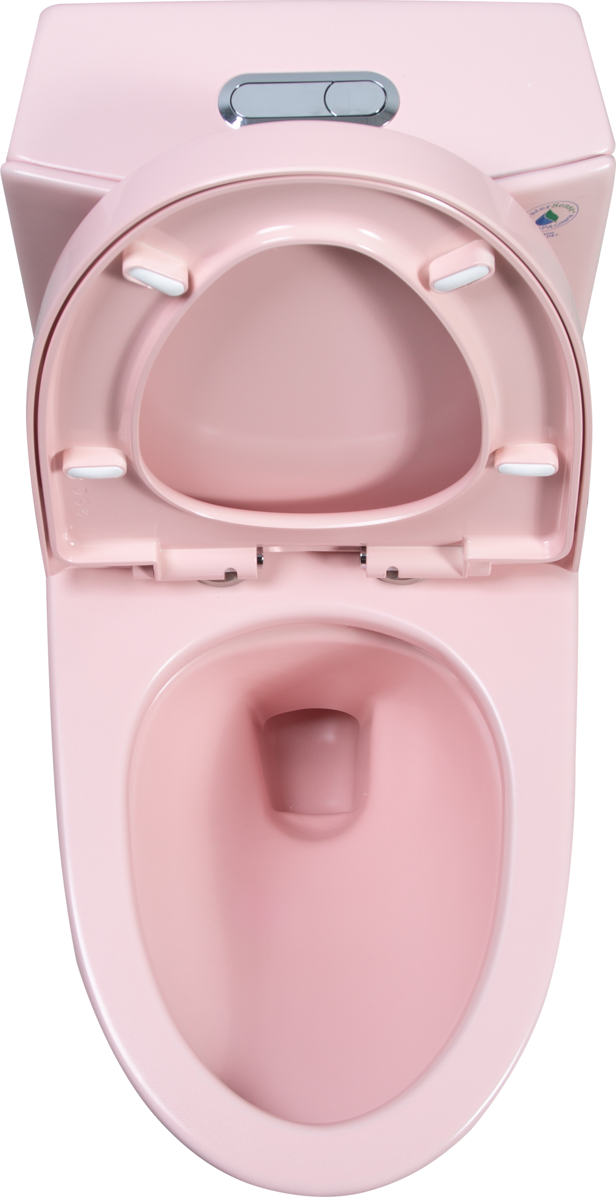 1.1 1.60 Gpf Dual Flush One Piece Toilet, Water Saving Elongated Comfort Height Floor Mounted, Soft Close 1000 Gram Map Flushing Score Toilet, Rose 23T01 Rs Rose Ceramic