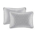 Reversible Quilt Set Grey Twin Twin Xl Grey Cotton