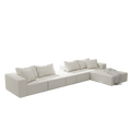 Modern Upholstered Sectional Sofa Couch Set,Modular 132