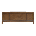 Milan Queen Bed Dark Brown Queen Dark Brown Wood