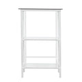 Layton Metal Glass Student Desk White White Iron