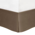 7 Piece Faux Suede Comforter Set Brown Cal King California King Brown Polyester