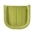 Modern Velvet Accent Chair With Ribbed Detail, Luxury Curved Fully Upholstered Accent Chair, Green No Assembly Needed Green Velvet