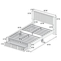 Queen Bed Box Spring Not Required Queen Pink Wood Bedroom Modern Panel Mdf Corduroy